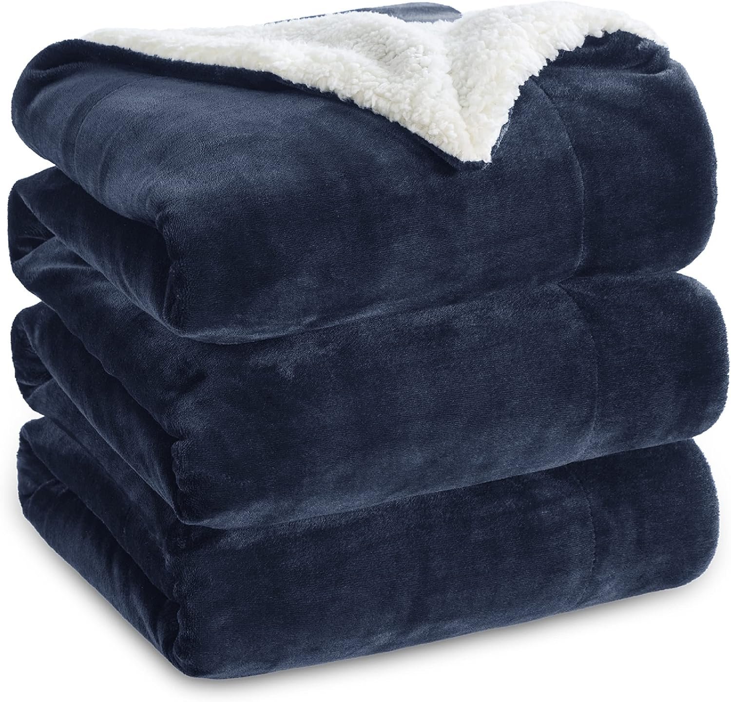 Thick Warm Sherpa Fleece Queen Blanket Throw