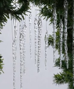 Handmade Glass Icicle Ornaments Crystal Decor